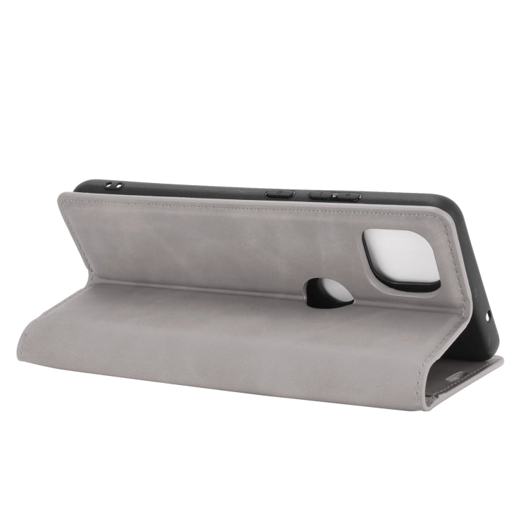 For Motorola Moto G 5G Retro-skin Business Magnetic Suction Leather Case with Holder & Card Slots & Wallet