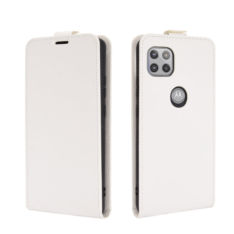 For Motorola Moto G 5G R64 Texture Single Vertical Flip Leather Protective Case with Card Slots & Photo Frame