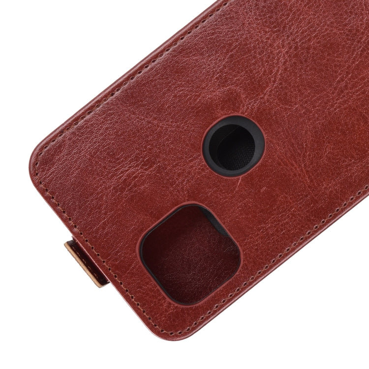 For Motorola Moto G 5G R64 Texture Single Vertical Flip Leather Protective Case with Card Slots & Photo Frame