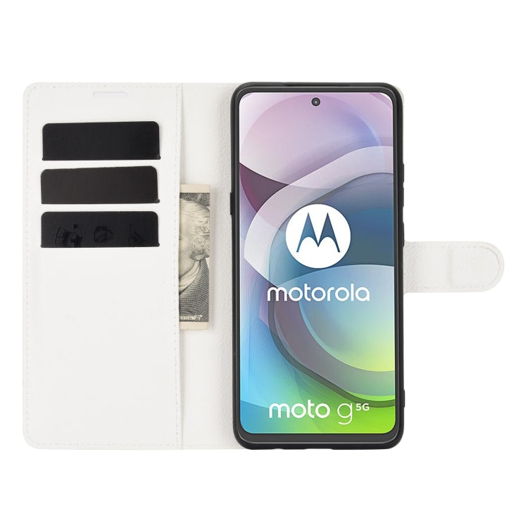 For Motorola Moto G 5G Litchi Texture Horizontal Flip Protective Case with Holder & Card Slots & Wallet