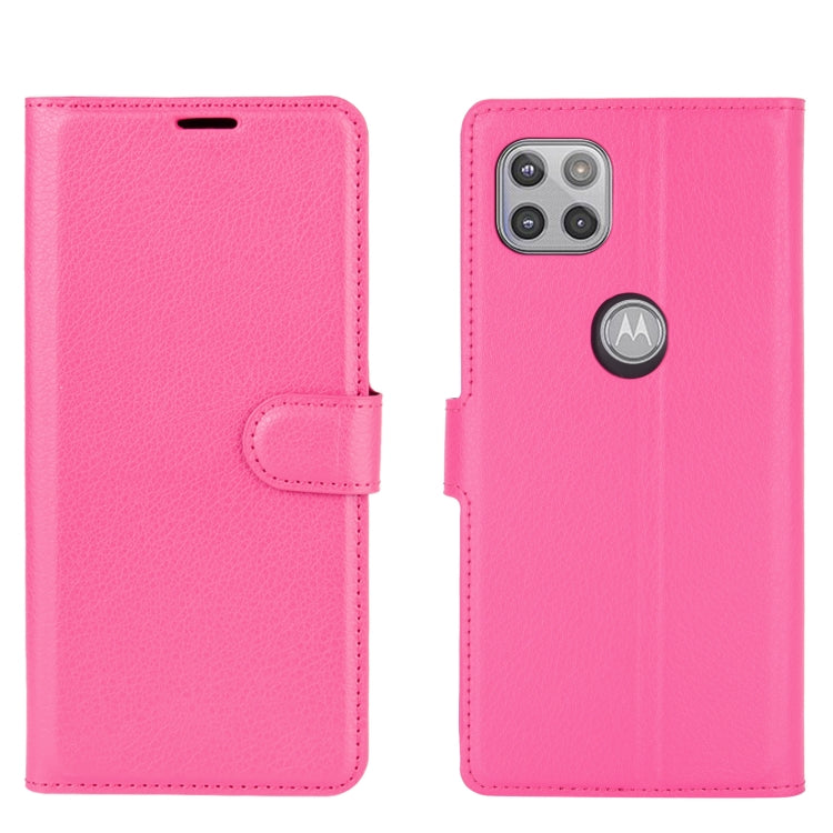 For Motorola Moto G 5G Litchi Texture Horizontal Flip Protective Case with Holder & Card Slots & Wallet