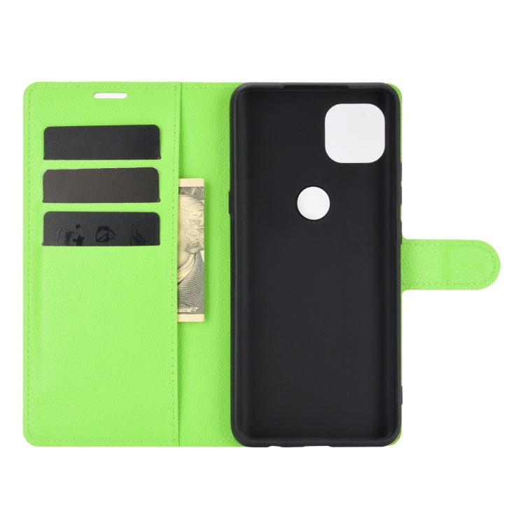 For Motorola Moto G 5G Litchi Texture Horizontal Flip Protective Case with Holder & Card Slots & Wallet