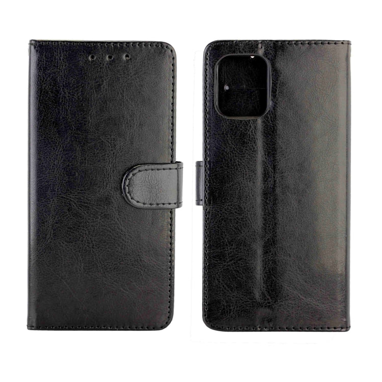 For Samsung Galaxy A42 5G Crazy Horse Texture Leather Horizontal Flip Protective Case with Holder & Card Slots & Wallet & Photo Frame