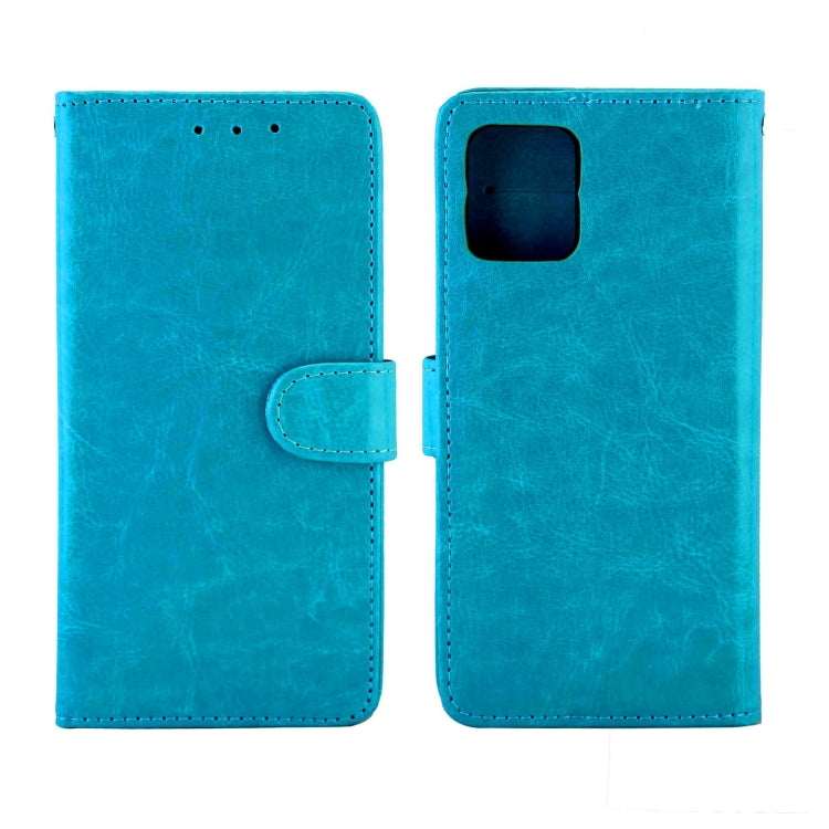 For Samsung Galaxy A42 5G Crazy Horse Texture Leather Horizontal Flip Protective Case with Holder & Card Slots & Wallet & Photo Frame