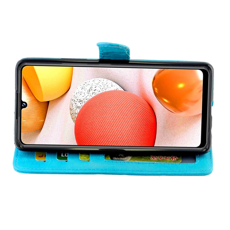 For Samsung Galaxy A42 5G Crazy Horse Texture Leather Horizontal Flip Protective Case with Holder & Card Slots & Wallet & Photo Frame