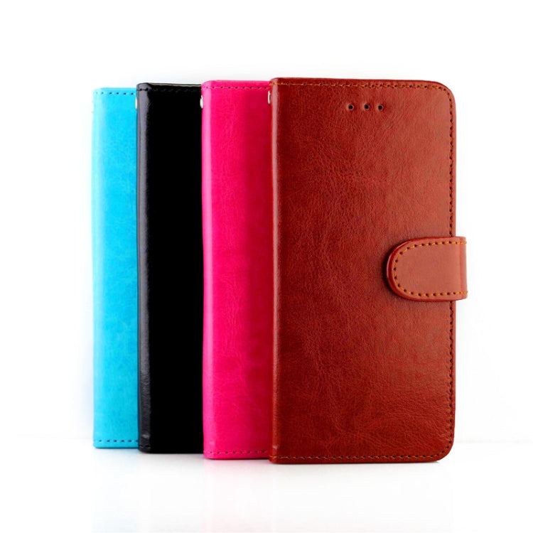 For Samsung Galaxy A42 5G Crazy Horse Texture Leather Horizontal Flip Protective Case with Holder & Card Slots & Wallet & Photo Frame
