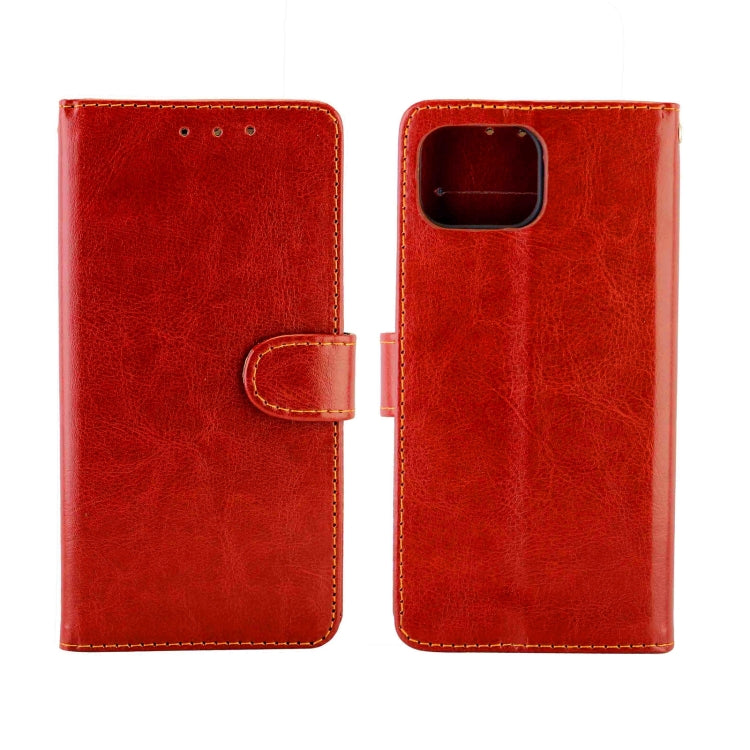 For OPPO Reno4 Lite / F17 Pro/A93 Crazy Horse Texture Leather Horizontal Flip Protective Case with Holder & Card Slots & Wallet & Photo Frame