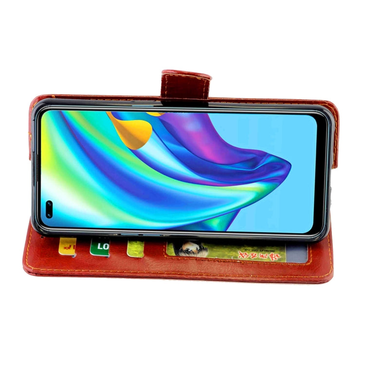 For OPPO Reno4 Lite / F17 Pro/A93 Crazy Horse Texture Leather Horizontal Flip Protective Case with Holder & Card Slots & Wallet & Photo Frame