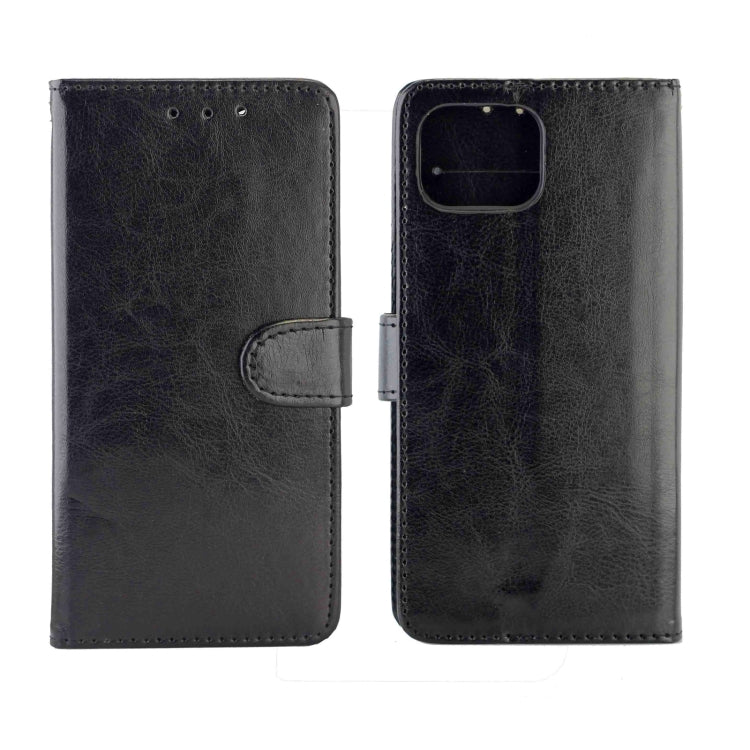 For OPPO F17 / A73 (2020) 4G Crazy Horse Texture Leather Horizontal Flip Protective Case with Holder & Card Slots & Wallet & Photo Frame