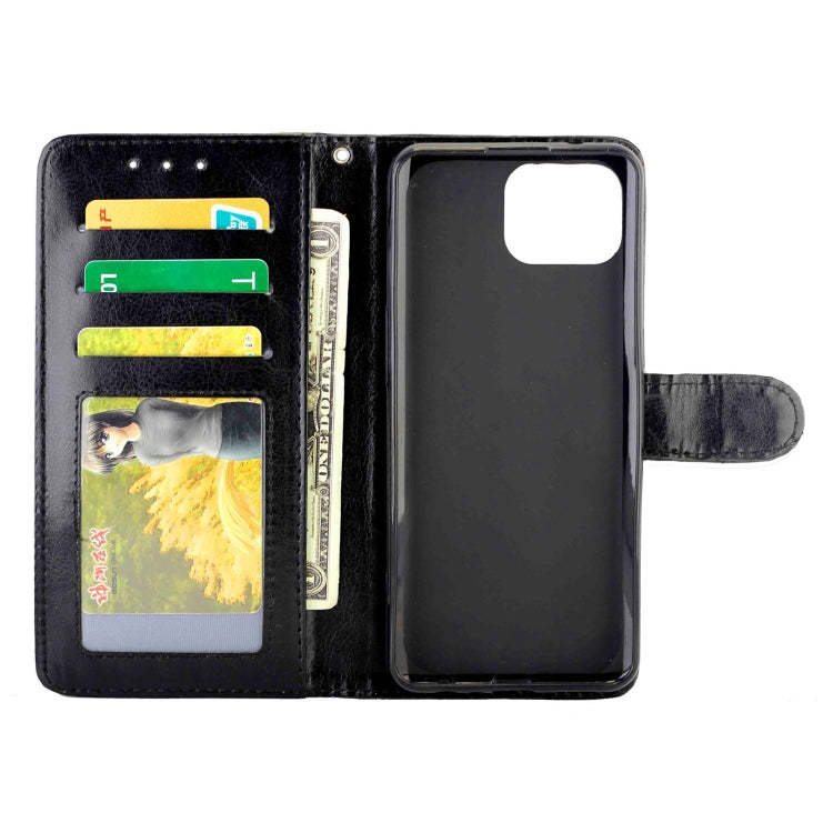 For OPPO F17 / A73 (2020) 4G Crazy Horse Texture Leather Horizontal Flip Protective Case with Holder & Card Slots & Wallet & Photo Frame