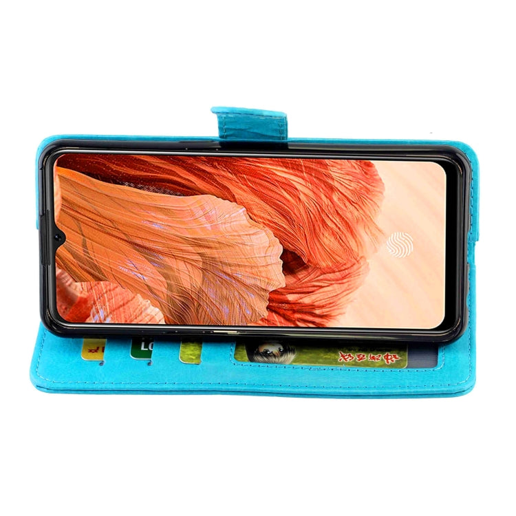 For OPPO F17 / A73 (2020) 4G Crazy Horse Texture Leather Horizontal Flip Protective Case with Holder & Card Slots & Wallet & Photo Frame