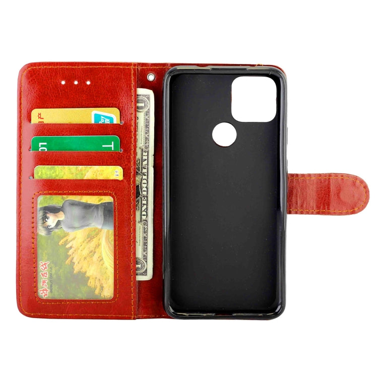 For Google Pixel 4a 5G Crazy Horse Texture Leather Horizontal Flip Protective Case with Holder & Card Slots & Wallet & Photo Frame