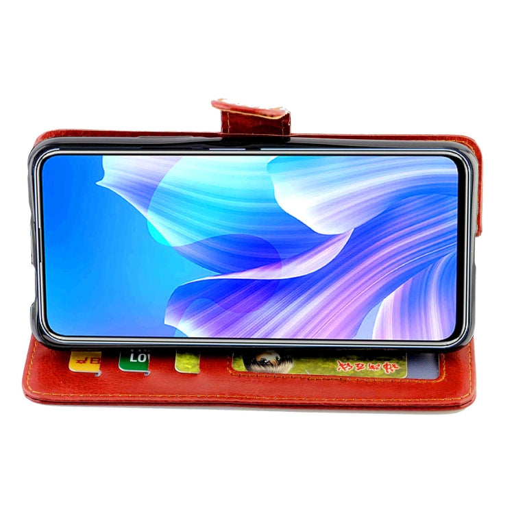 For Huawei Enjoy 20 Plus 5G Crazy Horse Texture Leather Horizontal Flip Protective Case with Holder & Card Slots & Wallet & Photo Frame