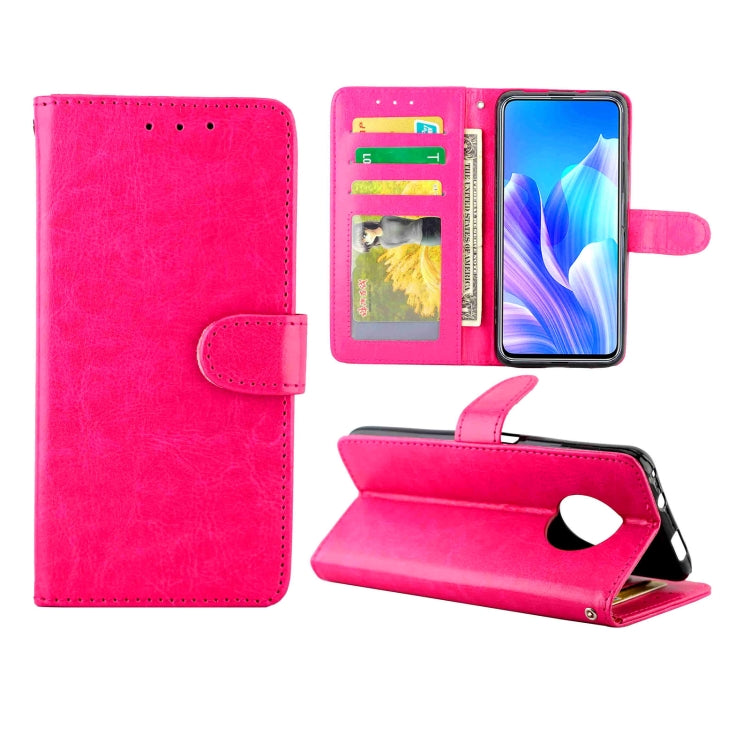 For Huawei Enjoy 20 Plus 5G Crazy Horse Texture Leather Horizontal Flip Protective Case with Holder & Card Slots & Wallet & Photo Frame