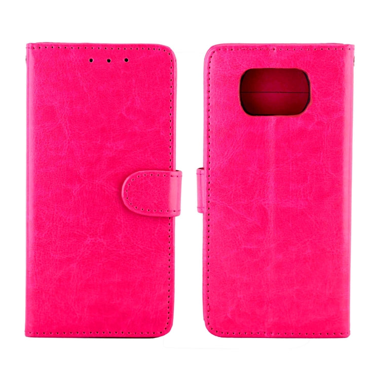 For Xiaomi Poco X3 NFC Crazy Horse Texture Leather Horizontal Flip Protective Case with Holder & Card Slots & Wallet & Photo Frame
