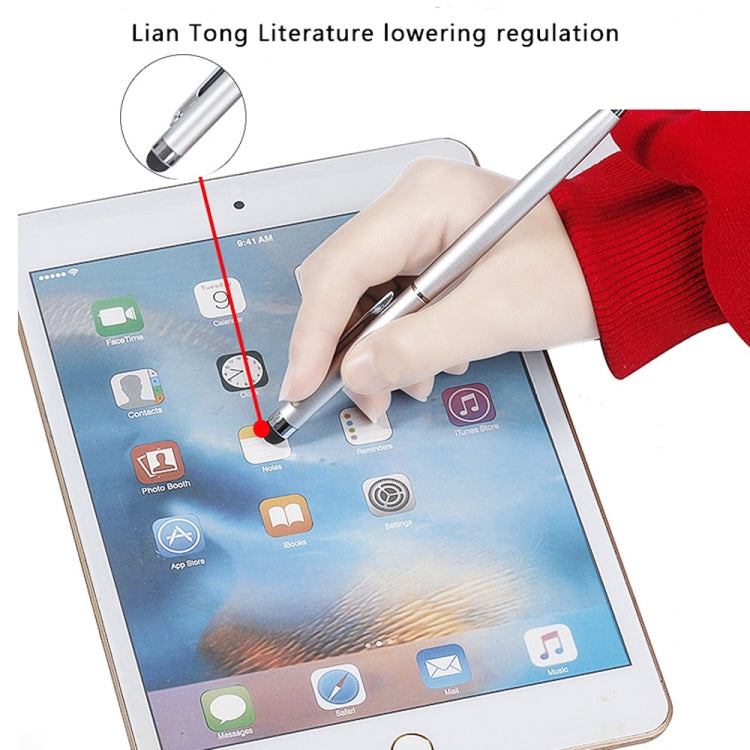 AT-13 Mobile Phone Touch Screen Handwriting Dual-purpose Pen with Black and Red Dual Core