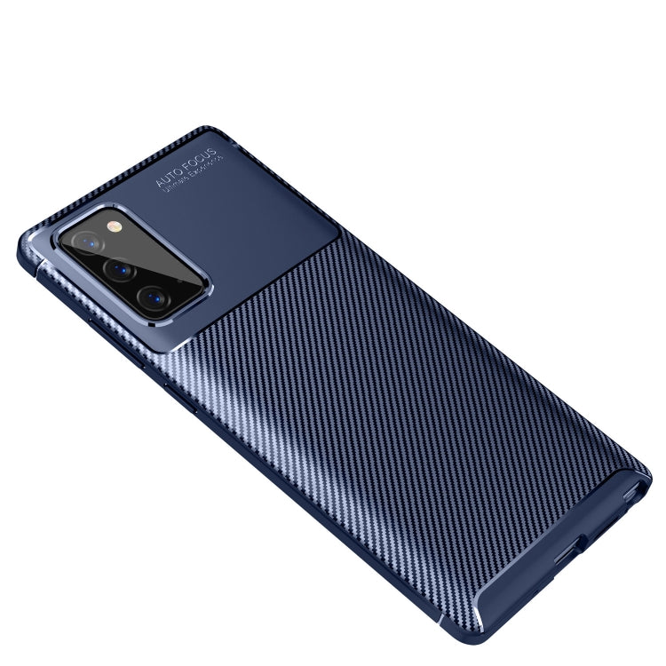 For Huawei Honor 10X Lite Carbon Fiber Texture Shockproof TPU Case