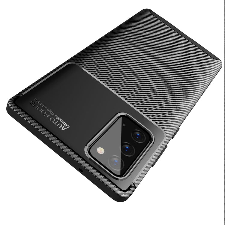 For Huawei Honor 10X Lite Carbon Fiber Texture Shockproof TPU Case