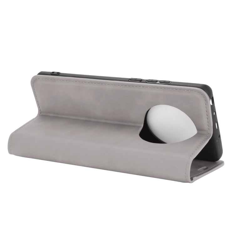 For Huawei Mate 40 Pro+ Retro-skin Business Magnetic Suction Leather Case with Holder & Card Slots & Wallet