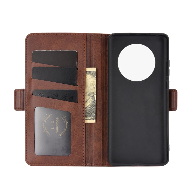 For Huawei Mate 40 Pro+ Dual-side Magnetic Buckle Horizontal Flip Leather Case with Holder & Card Slots & Wallet