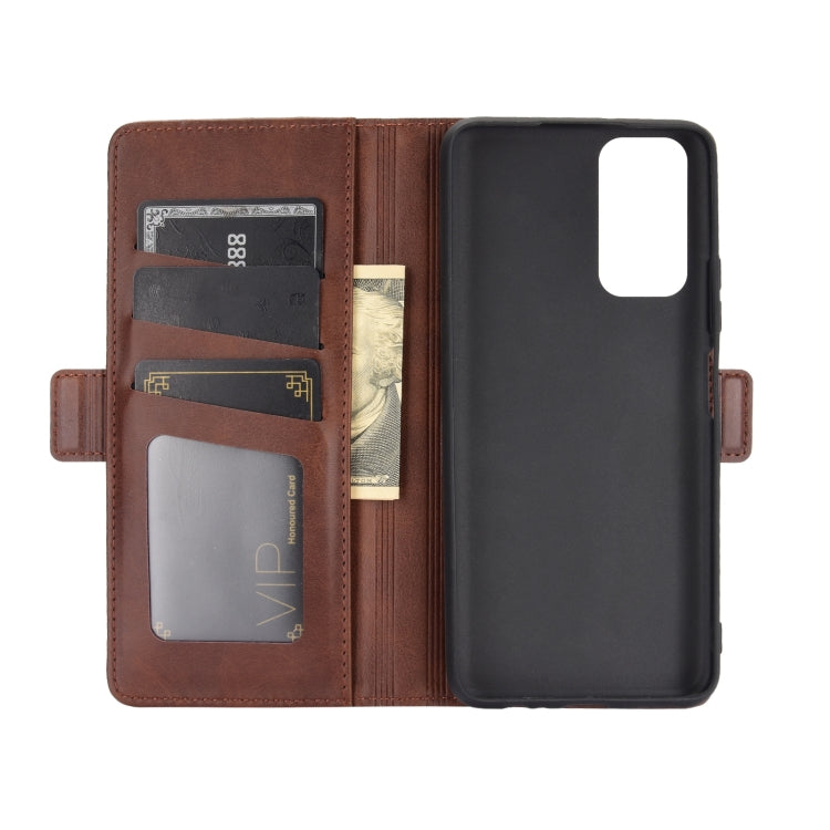 For Huawei Honor 10X Lite Dual-side Magnetic Buckle Horizontal Flip Leather Case with Holder & Card Slots & Wallet