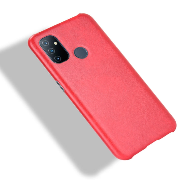 For OnePlus Nord N100 Shockproof Litchi Texture PC + PU Case