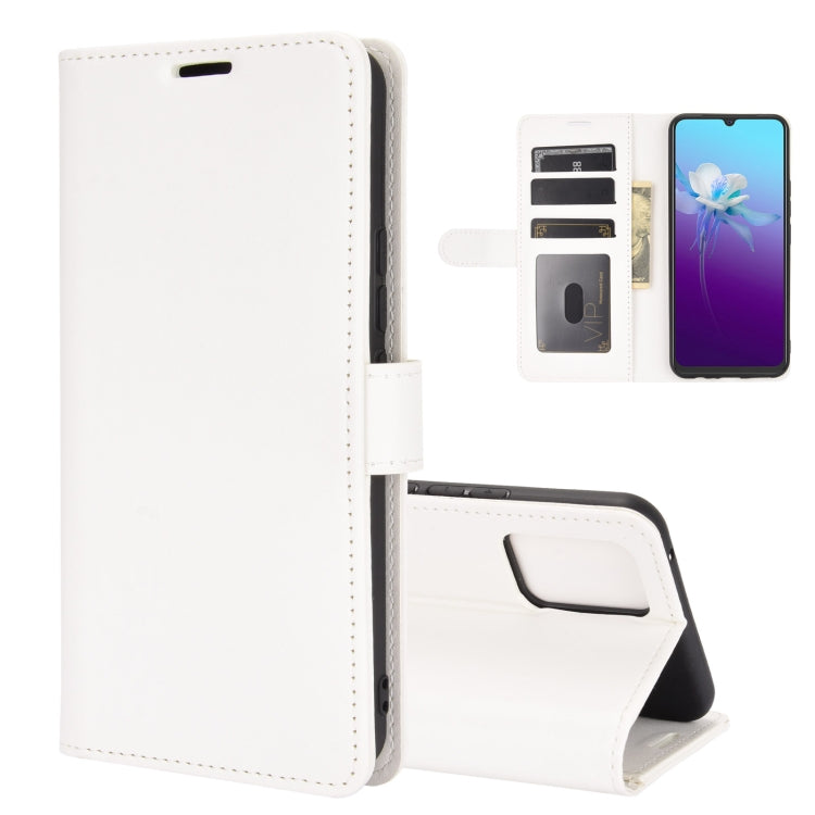 For VIVO V20 R64 Texture Single Horizontal Flip Protective Case with Holder & Card Slots & Wallet& Photo Frame