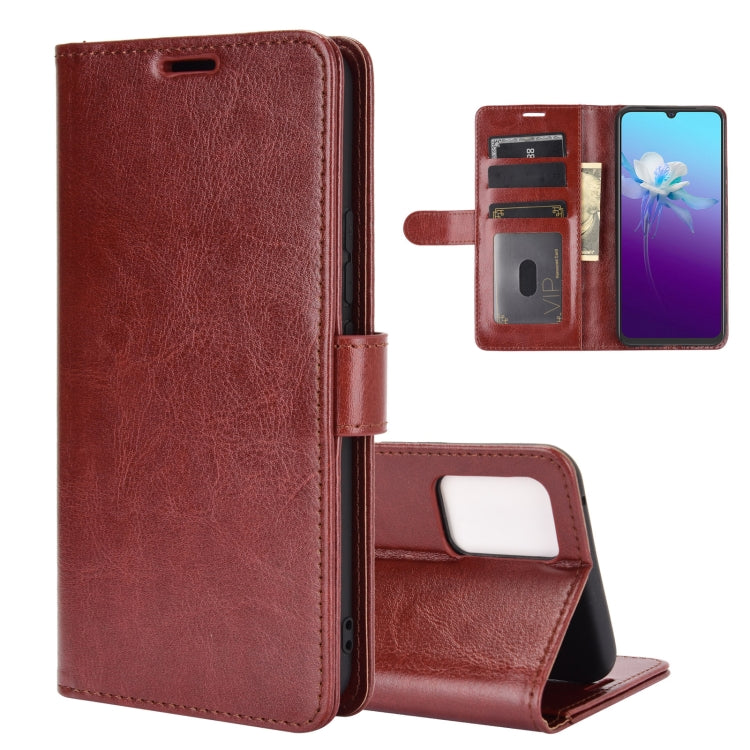 For VIVO V20 R64 Texture Single Horizontal Flip Protective Case with Holder & Card Slots & Wallet& Photo Frame