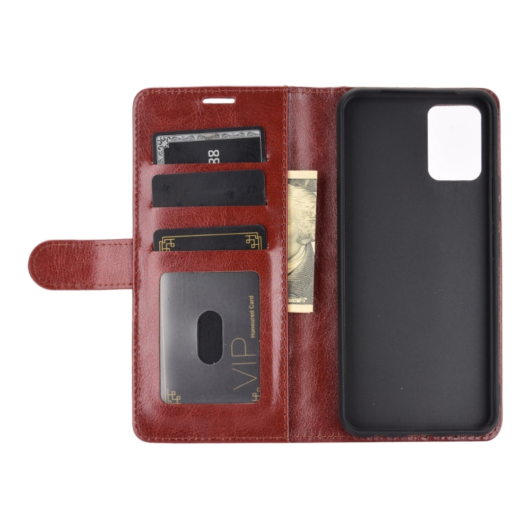 For VIVO V20 R64 Texture Single Horizontal Flip Protective Case with Holder & Card Slots & Wallet& Photo Frame