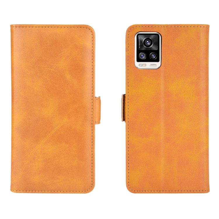 For VIVO V20 Dual-side Magnetic Buckle Horizontal Flip Leather Case with Holder & Card Slots & Wallet
