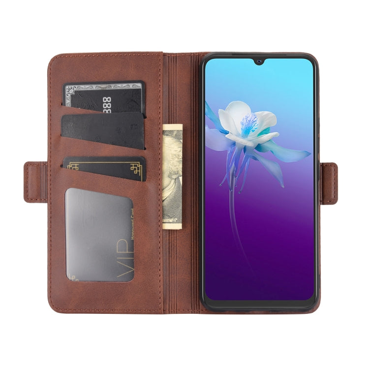 For VIVO V20 Dual-side Magnetic Buckle Horizontal Flip Leather Case with Holder & Card Slots & Wallet