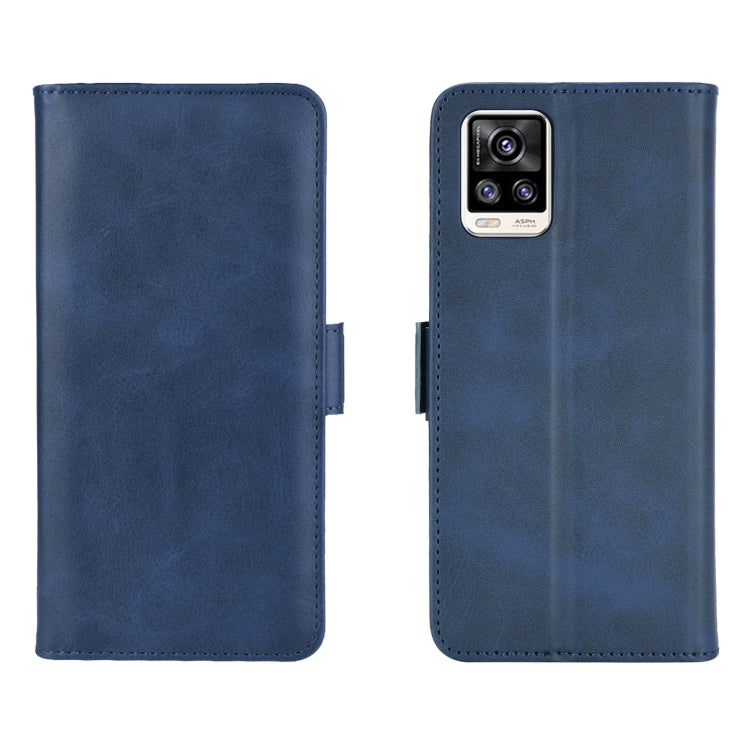 For VIVO V20 Dual-side Magnetic Buckle Horizontal Flip Leather Case with Holder & Card Slots & Wallet