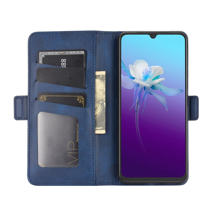 For VIVO V20 Dual-side Magnetic Buckle Horizontal Flip Leather Case with Holder & Card Slots & Wallet