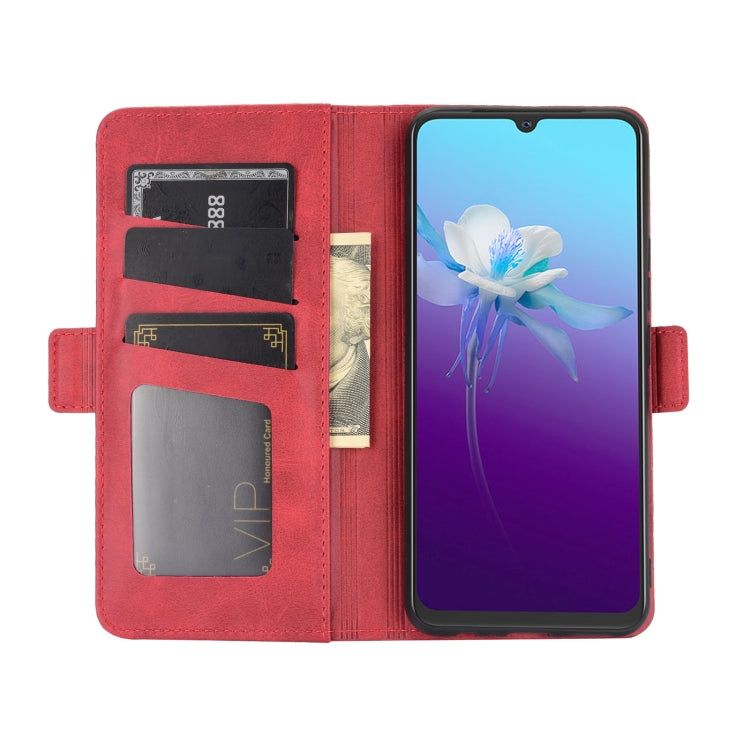 For VIVO V20 Dual-side Magnetic Buckle Horizontal Flip Leather Case with Holder & Card Slots & Wallet