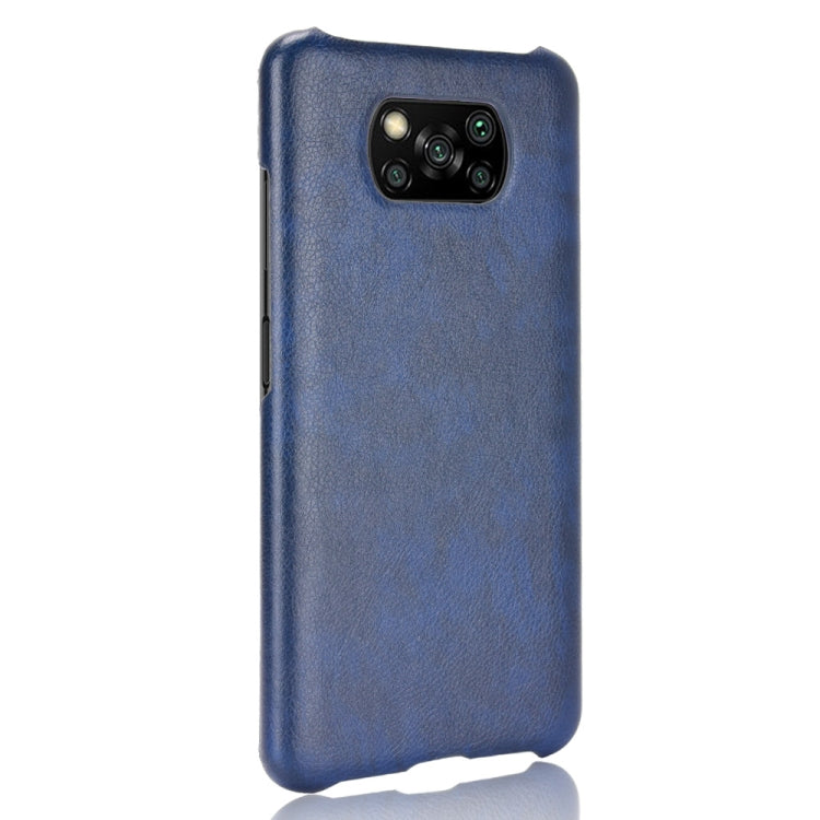 For Xiaomi Poco X3 NFC Shockproof Litchi Texture PC + PU Case