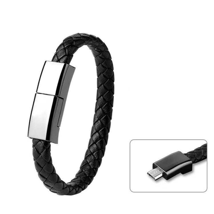 XJ-26 3A USB to Micro USB Creative Bracelet Data Cable, Cable Length: 22.5cm
