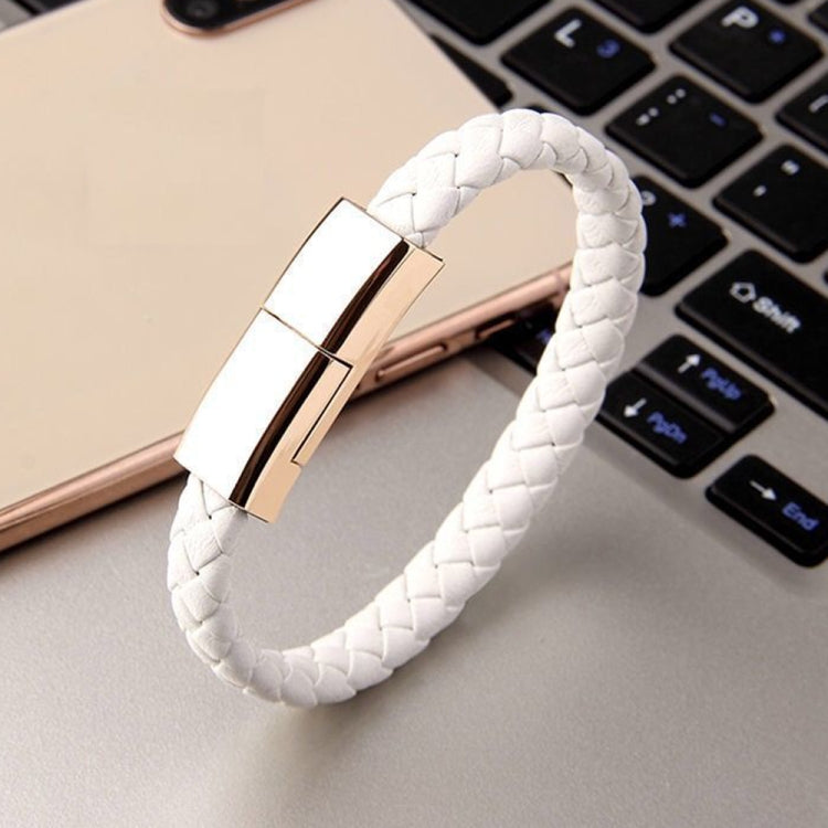 XJ-27 3A USB to USB-C / Type-C Creative Bracelet Data Cable, Cable Length: 22.5cm