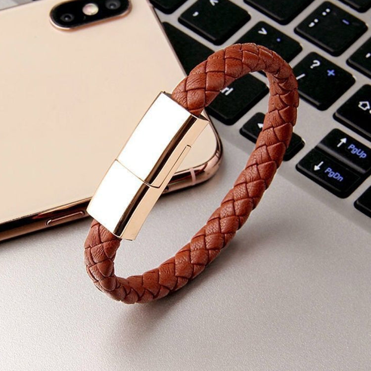 XJ-27 3A USB to USB-C / Type-C Creative Bracelet Data Cable, Cable Length: 22.5cm