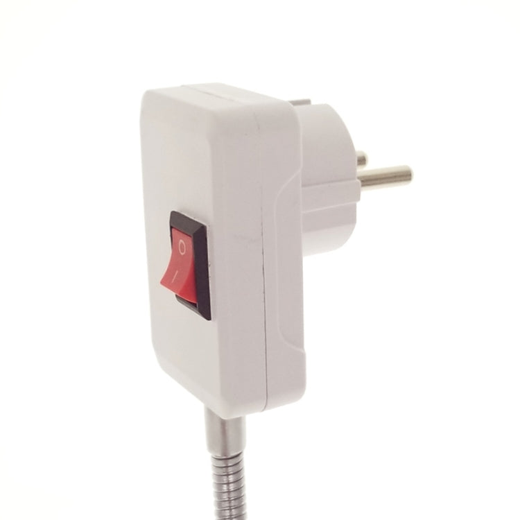 20CM AC 110-220V 6A E27 Bulb Holder Flexible Extension Converter Switch Adapter Socket