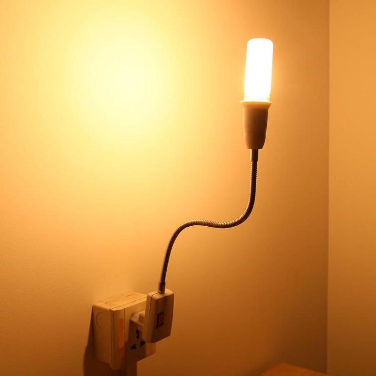 20CM AC 110-220V 6A E27 Bulb Holder Flexible Extension Converter Switch Adapter Socket