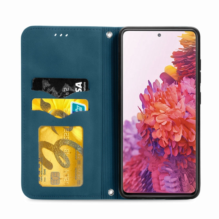 Retro Skin Feel Business Magnetic Horizontal Flip Leather Case With Holder & Card Slots & Wallet & Photo Frame For Samsung Galaxy S20 FE