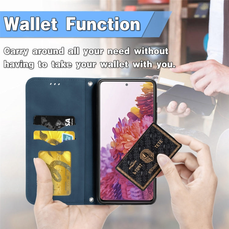 Retro Skin Feel Business Magnetic Horizontal Flip Leather Case With Holder & Card Slots & Wallet & Photo Frame For Samsung Galaxy S20 FE