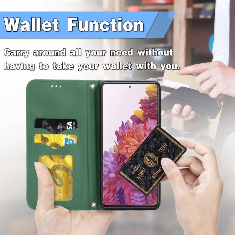 Retro Skin Feel Business Magnetic Horizontal Flip Leather Case With Holder & Card Slots & Wallet & Photo Frame For Samsung Galaxy S20 FE