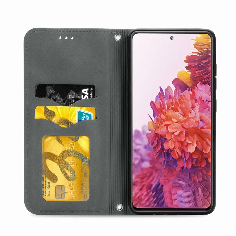 Retro Skin Feel Business Magnetic Horizontal Flip Leather Case With Holder & Card Slots & Wallet & Photo Frame For Samsung Galaxy S20 FE