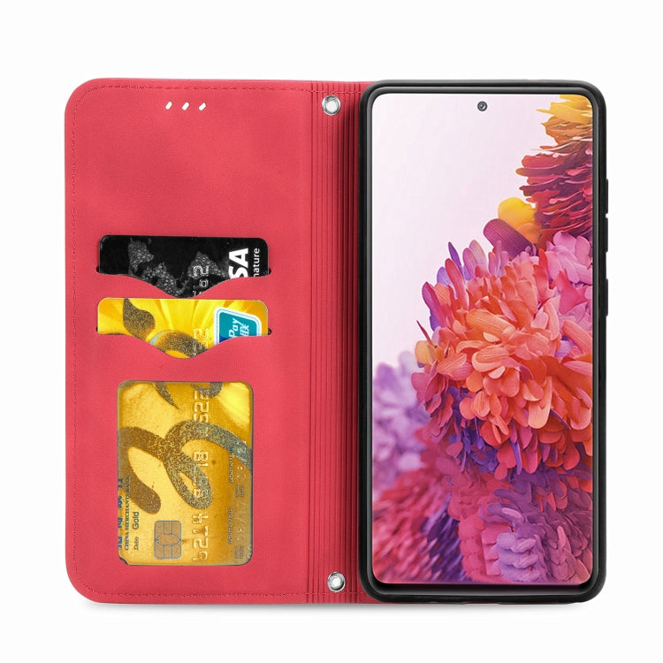 Retro Skin Feel Business Magnetic Horizontal Flip Leather Case With Holder & Card Slots & Wallet & Photo Frame For Samsung Galaxy S20 FE