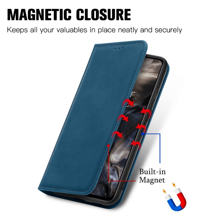 Retro Skin Feel Business Magnetic Horizontal Flip Leather Case With Holder & Card Slots & Wallet & Photo Frame For OnePlus Nord