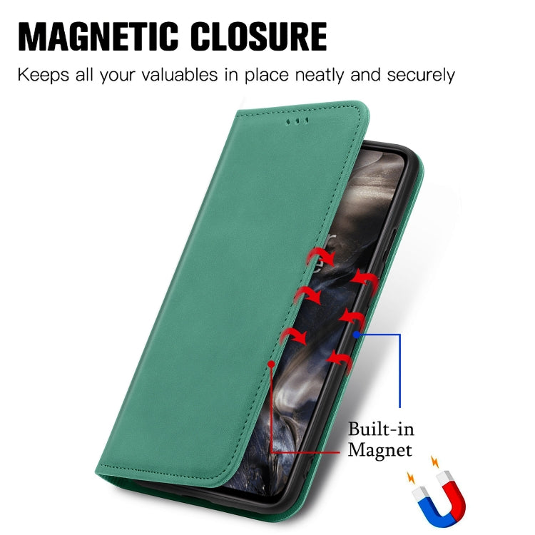 Retro Skin Feel Business Magnetic Horizontal Flip Leather Case With Holder & Card Slots & Wallet & Photo Frame For OnePlus Nord