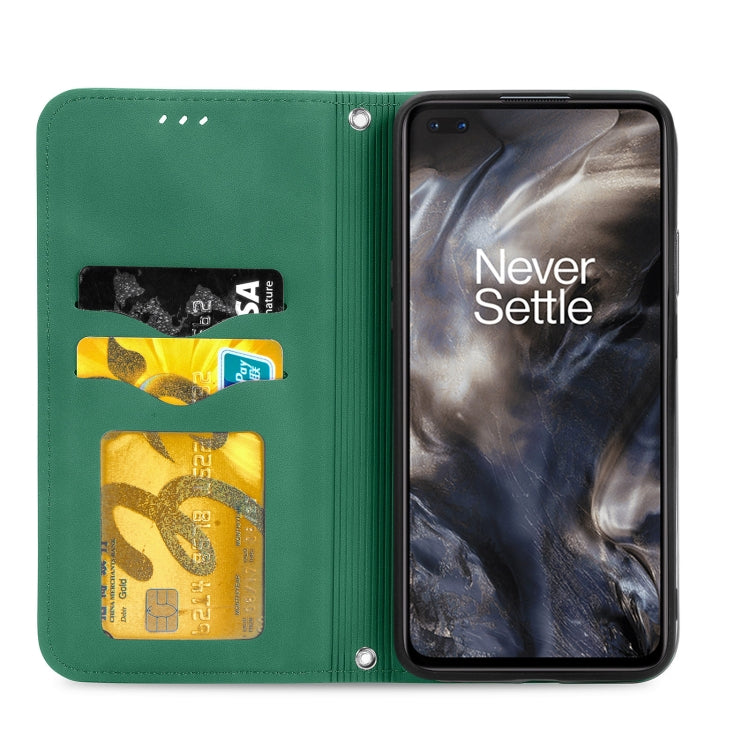 Retro Skin Feel Business Magnetic Horizontal Flip Leather Case With Holder & Card Slots & Wallet & Photo Frame For OnePlus Nord