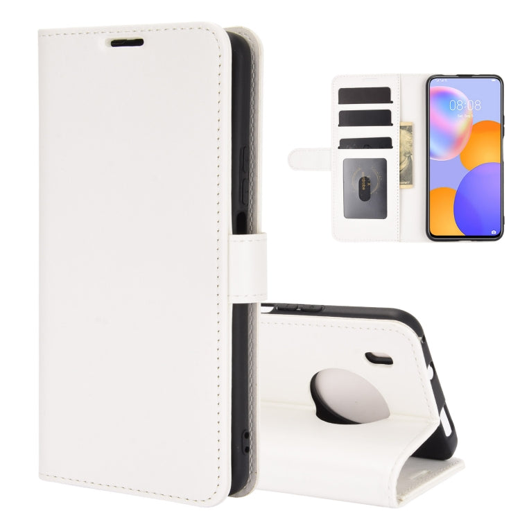 For Huawei Y9a / Enjoy 20 Plus 5G R64 Texture Single Horizontal Flip Protective Case with Holder & Card Slots & Wallet & Photo Frame