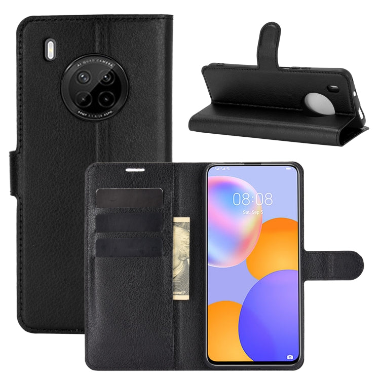For Huawei Y9A / Enjoy 20 Plus 5G Litchi Texture Horizontal Flip Protective Case with Holder & Card Slots & Wallet